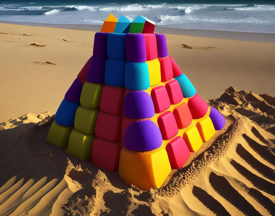 Rubik's sandcastle