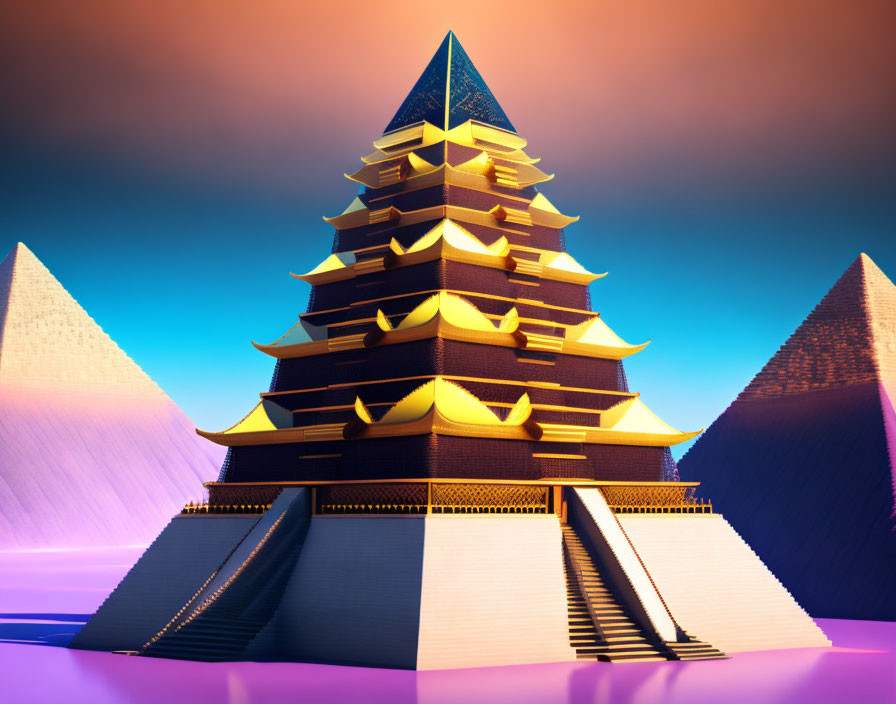 pyramid pagoda