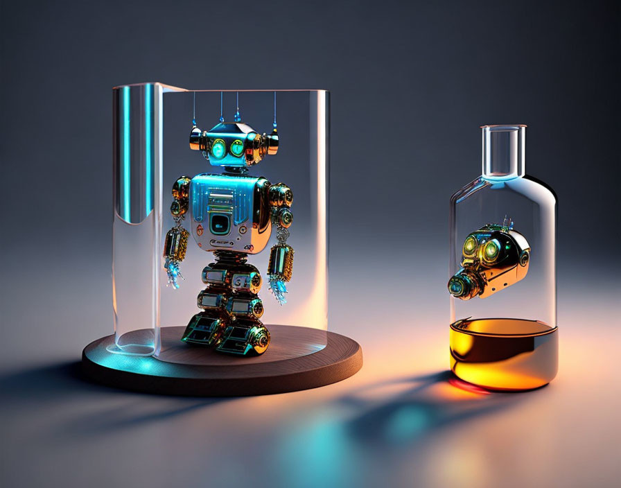 Can you make a robot out of glass?