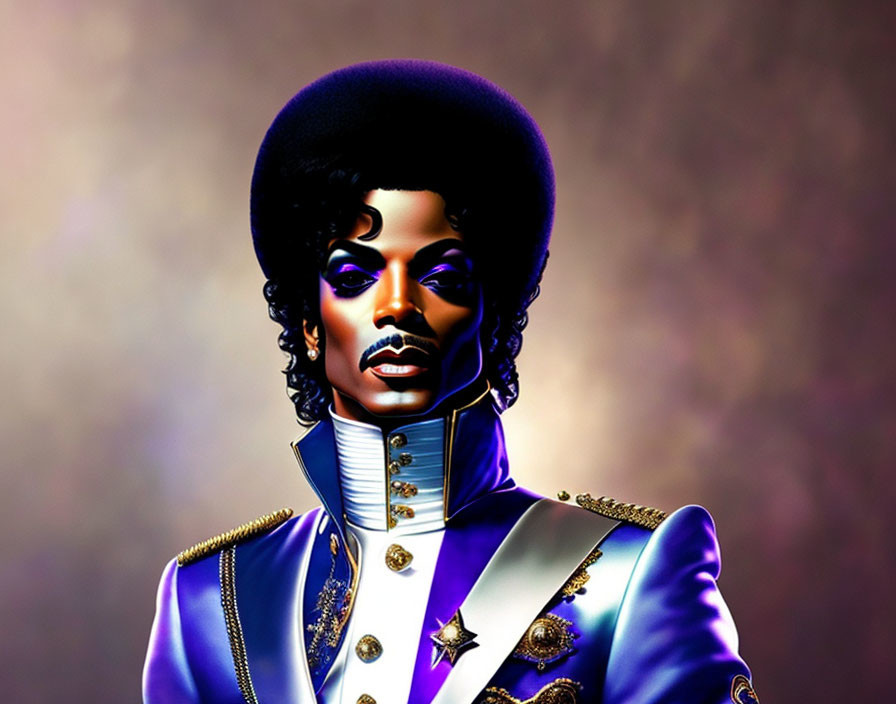 A combination of Prince and Michael Jackson