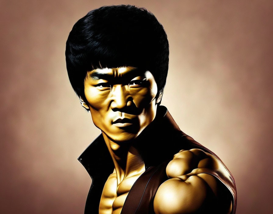 A combination of Bruce Lee and Jackie Chan