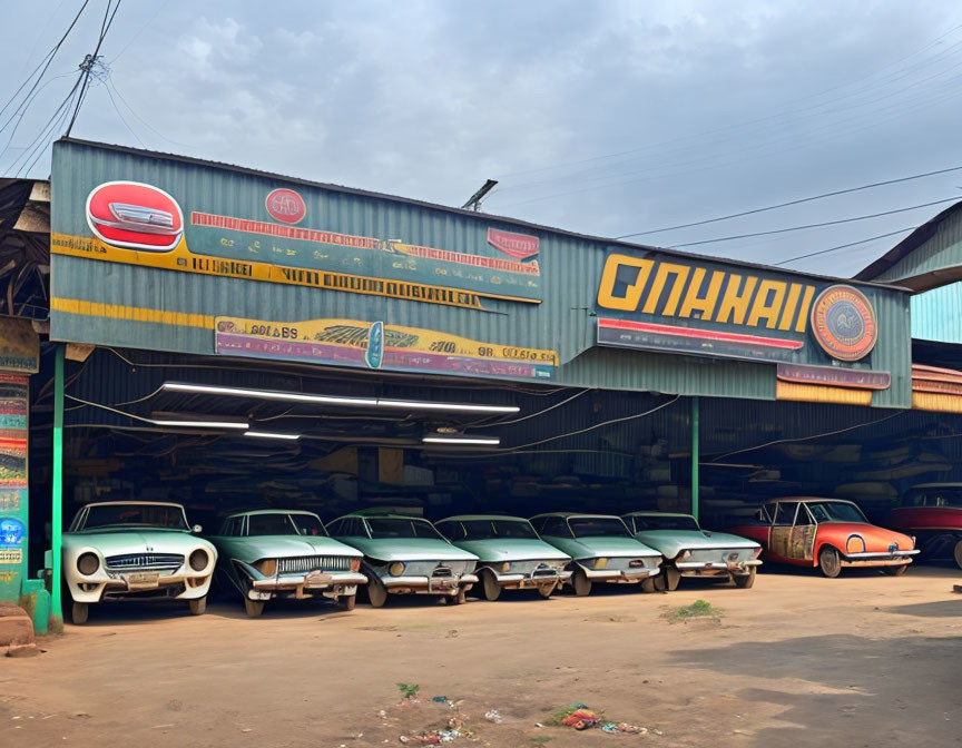 Vientiane Mafia car garage