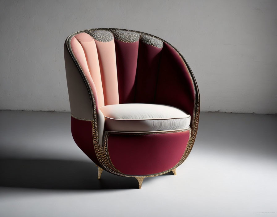 an armchair that looks like something by Escher