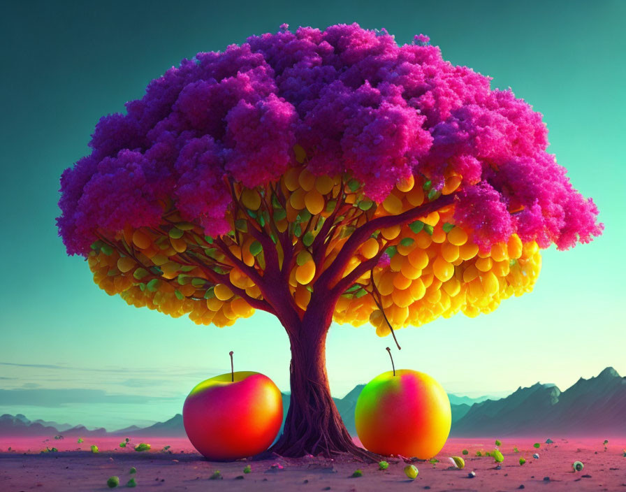 The fruit from a neon tree.