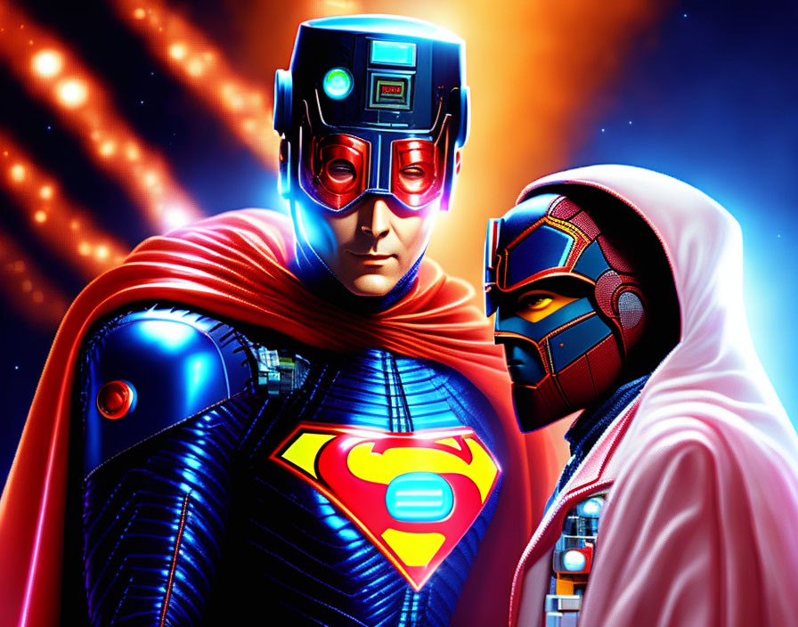 Superher Mr Fusion takes on the evil Dr Perceptron