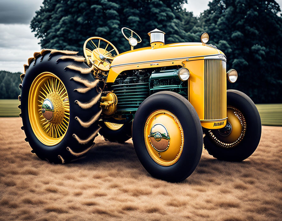 1930s Art Deco tractor
