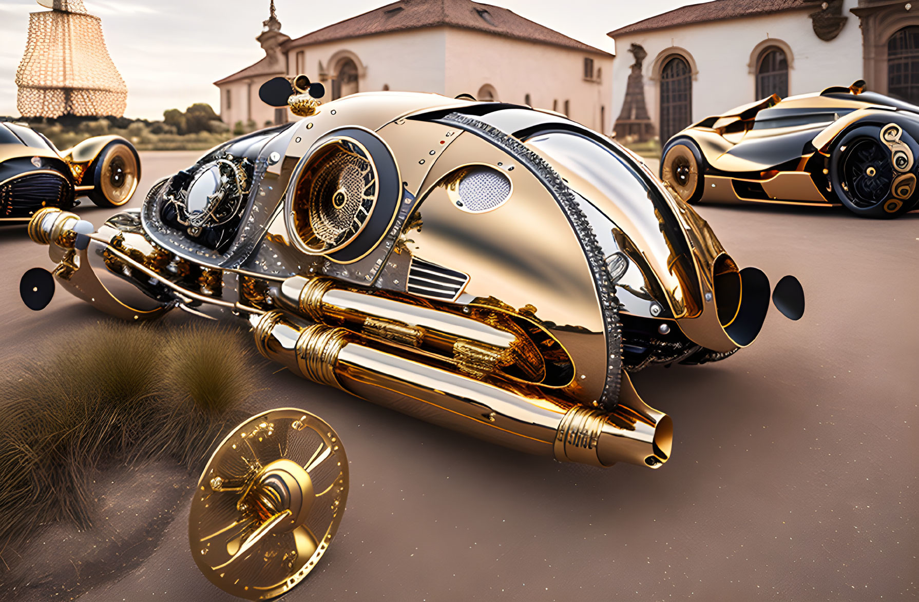 Bugatti Virion, Steampunk styled