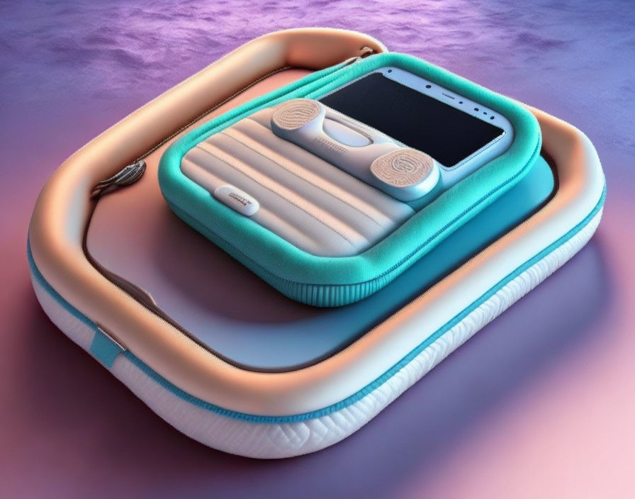 a phone that looks like a mattress that looks like