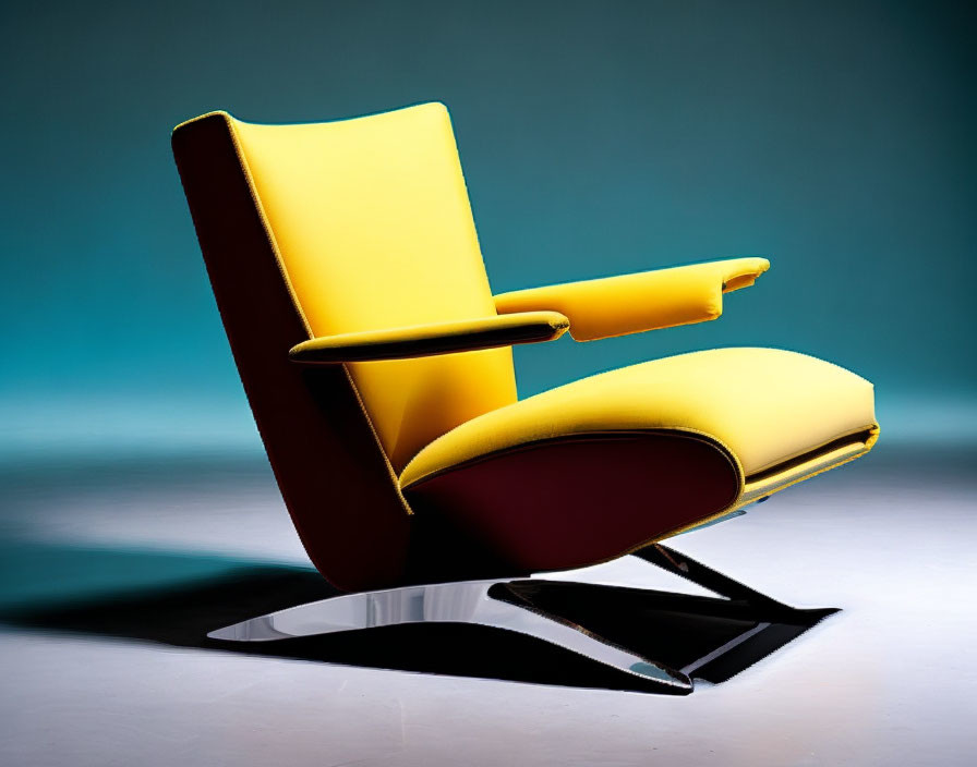 An armchair that looks like it's by Andy Warhol