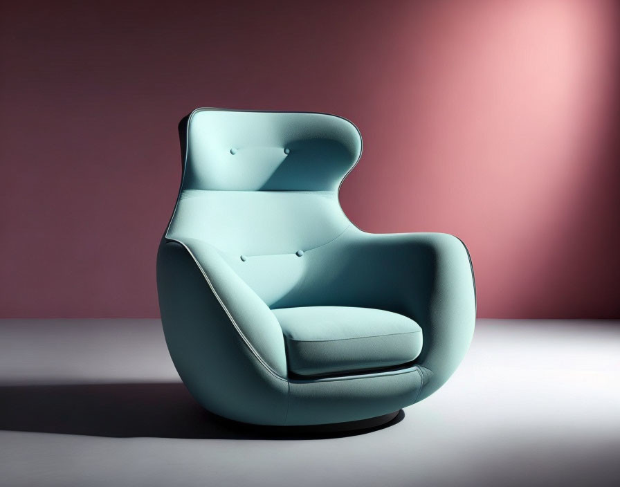 An armchair that looks like a thumbs-up gesture