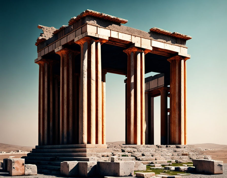 Bauhaus meets Greek ruins