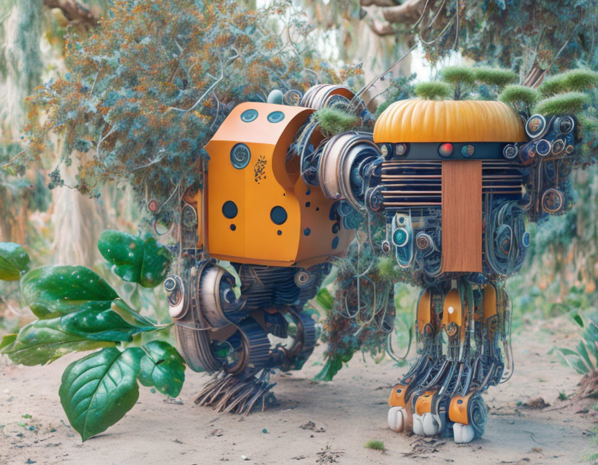 Organic robot Deep Dream Generator