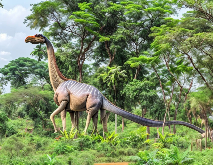 Is this a brontosaur or a diplodocus in Khon Kaen?