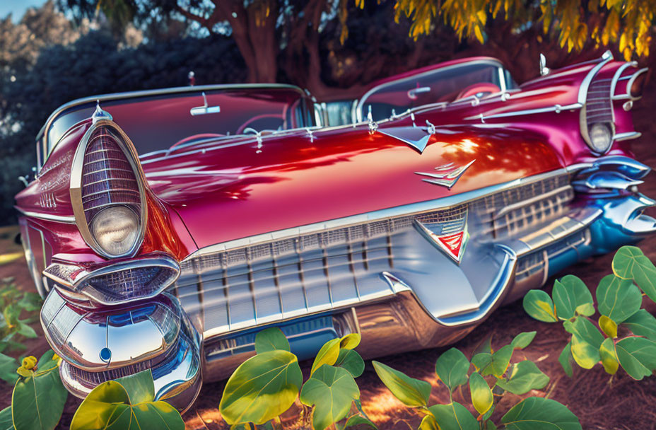 1959 Cadillac Eldorado de côté