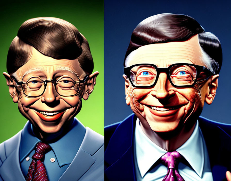 Alfred E. Neuman + Bill Gates
