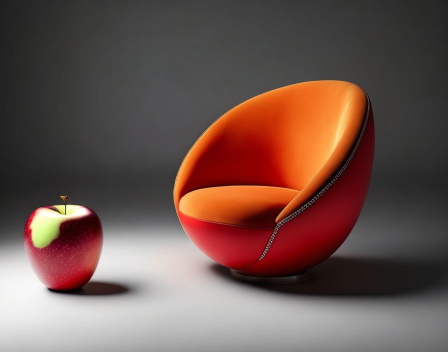 An armchair that looks like an Apple ][