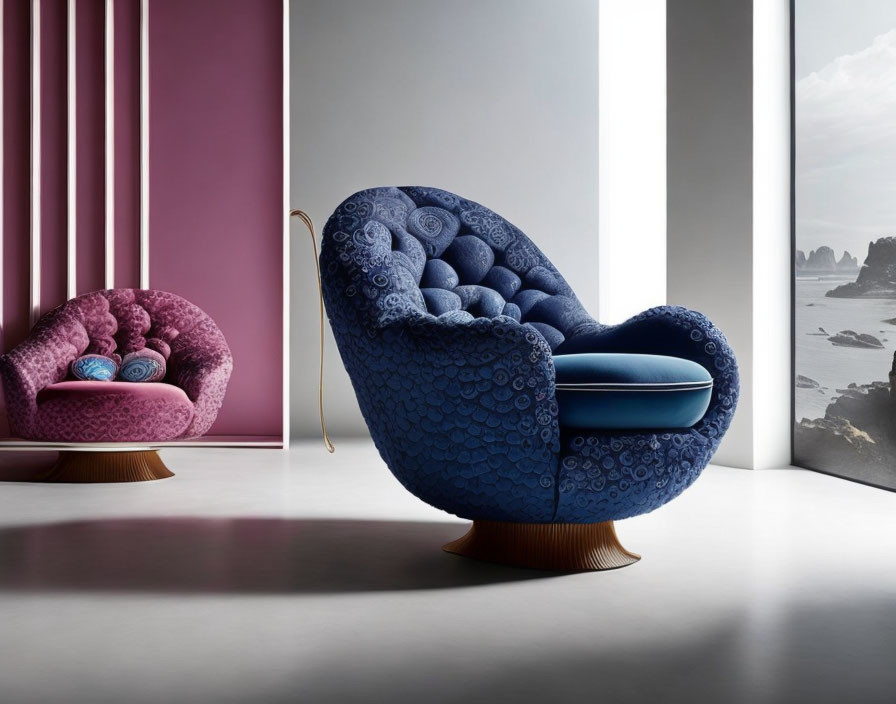 An armchair that looks like an octopus