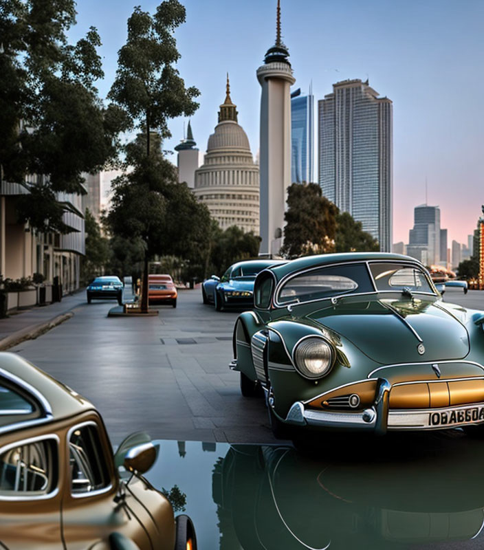 Can you identify the car & the city in this photo?