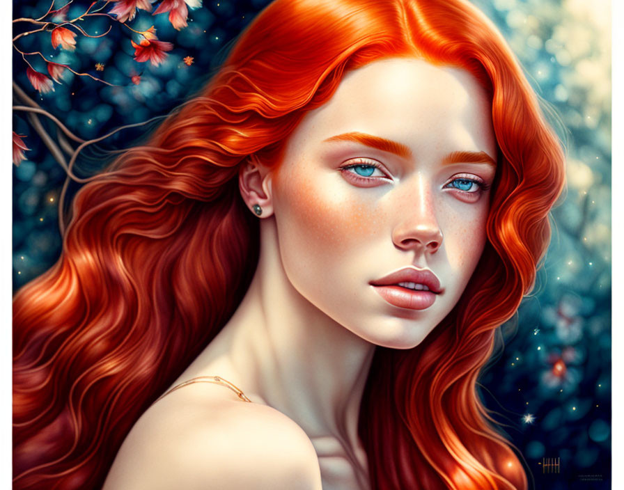 Fascinating Finnish redhead, mysterious beauty