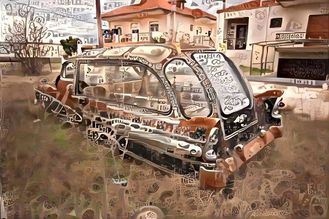 Old hearse