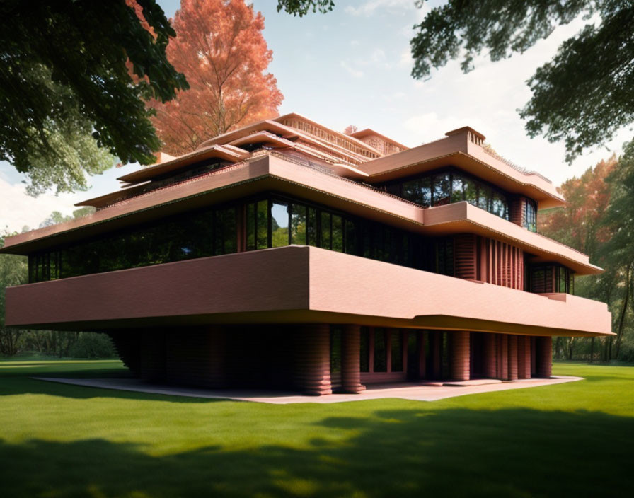 controversial McMansion by Frank Lloyd Wright