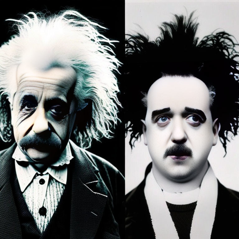Albert Einstein + Robert Smith
