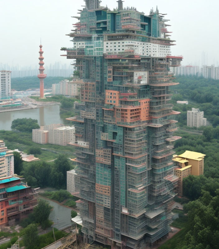 homemade skyscraper in shandong apparently
