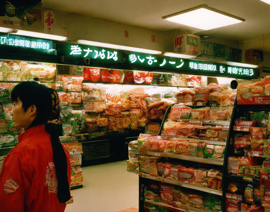 Japanese supermarket looks a bit Chinese