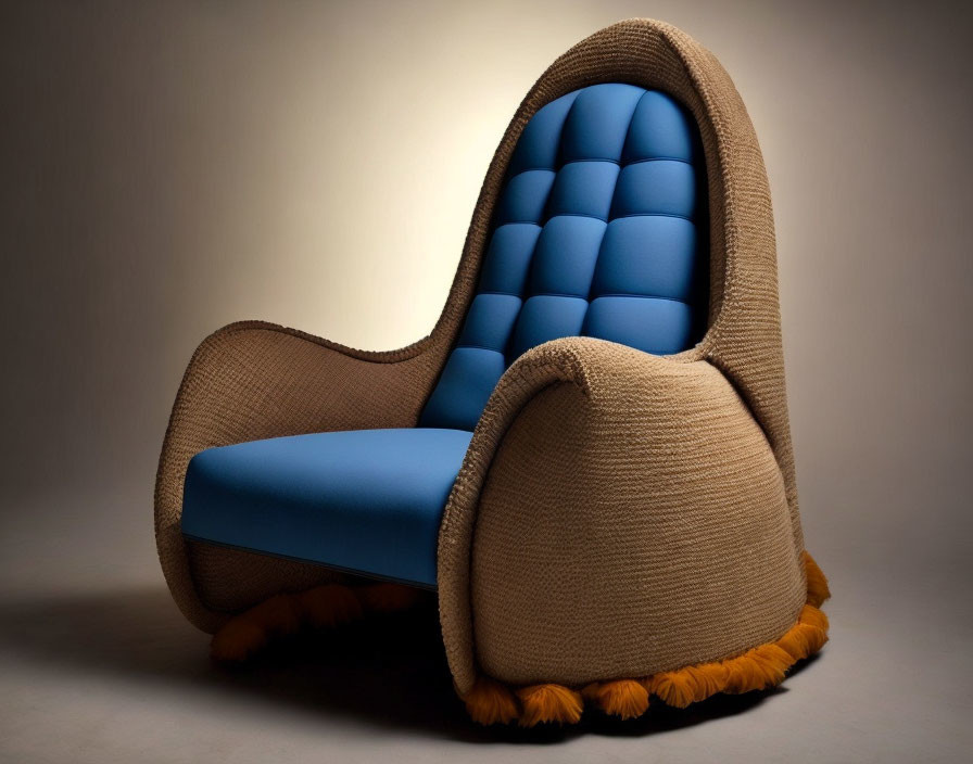 An armchair that looks like Dr Who's costume