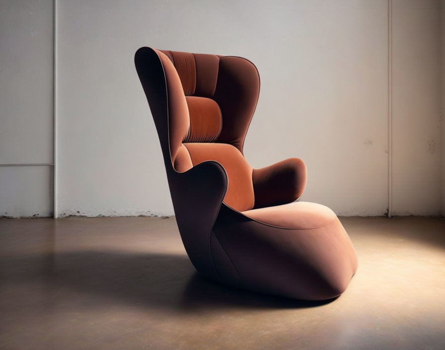 An armchair that looks like it's by Michelango