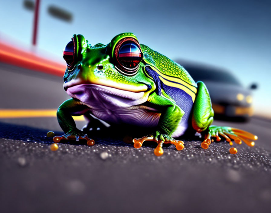 Apocalyptic 'superfrog' blamed for highway crashes