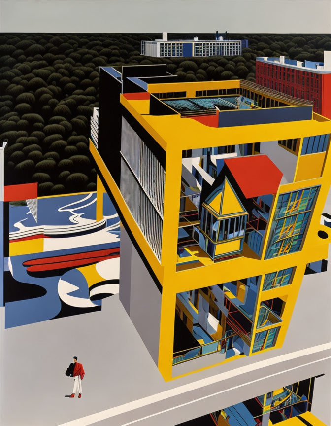 The architecture of Roy Lichtenstein