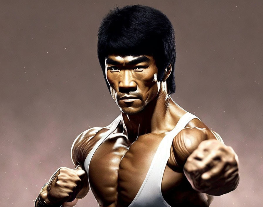 A combination of Chuck Norris and Bruce Lee