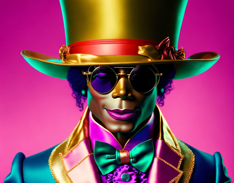 A combination of Michael Jackson and Willy Wonka