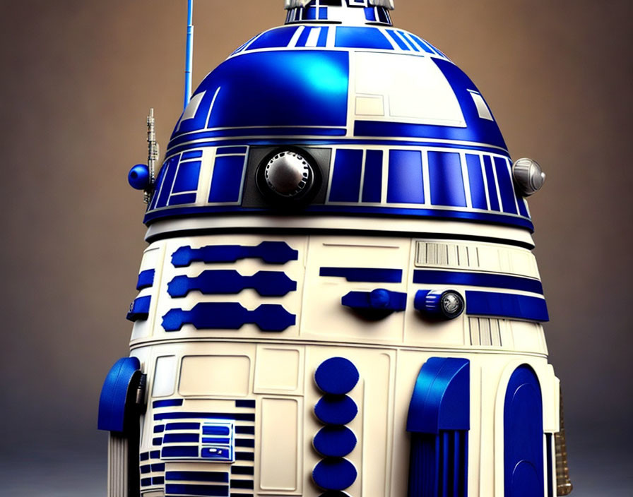 A combination of R2-D2 and a Dalek