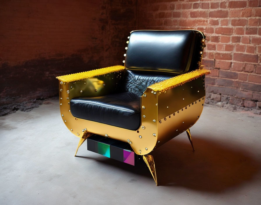 An armchair made out of old PCBs