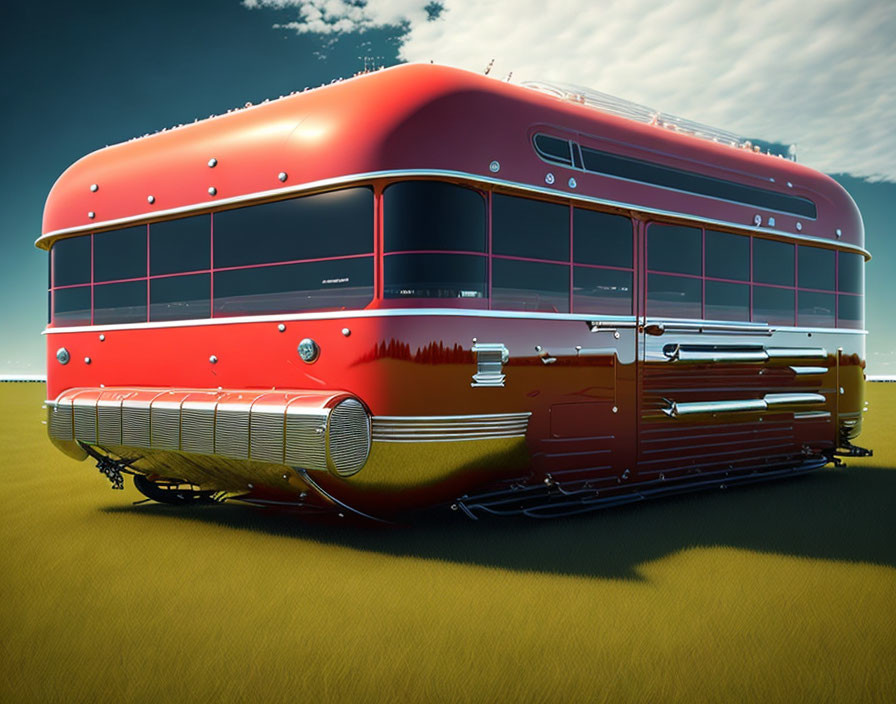 Some kind of '50s streamliner diner train carriage