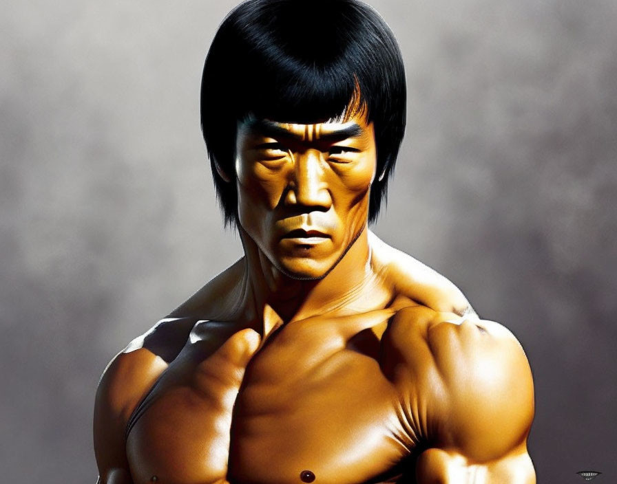 A combination of David Carradine and Bruce Lee