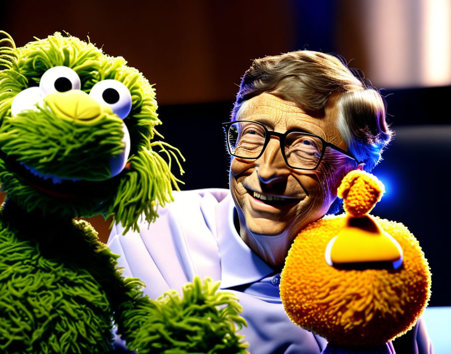 Bill Gates died and was replaced by an AI Muppet