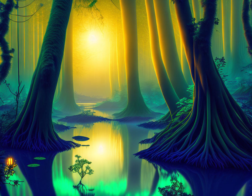 Otherworldly forest 