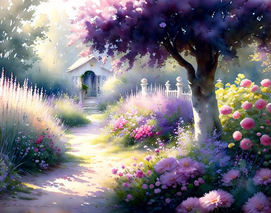 Romantic garden
