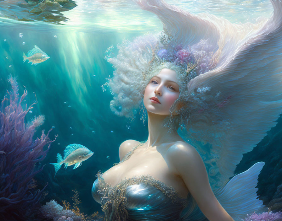 A beautiful mermaid
