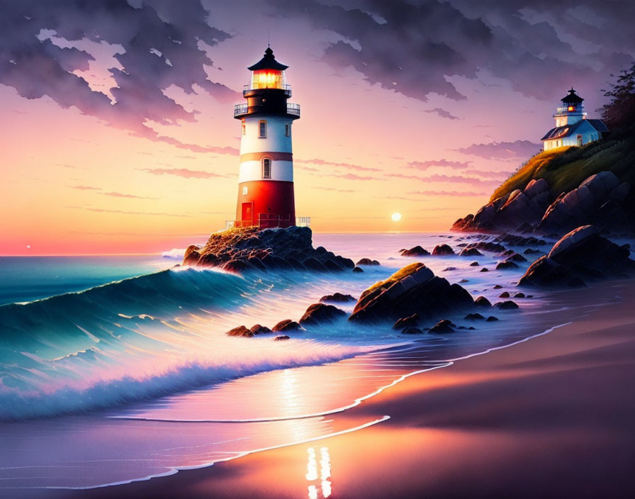 Sunrise lighthouse