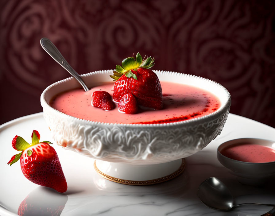 Stawberry soup (Important: Lactose free! :D )