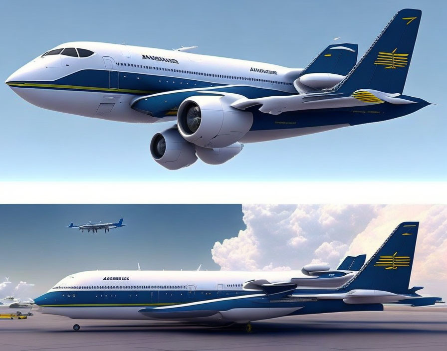 Aeroplane 2050 by AI