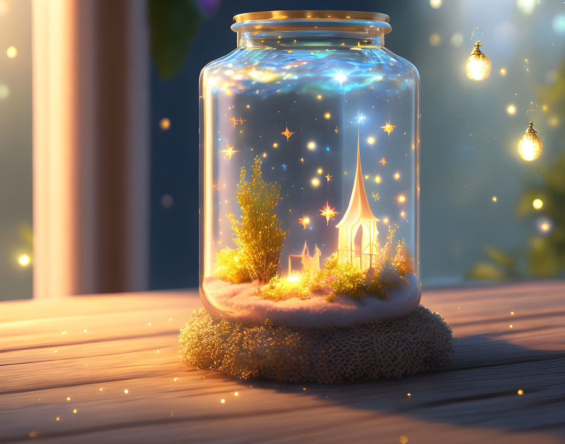 Fairies in a jar
