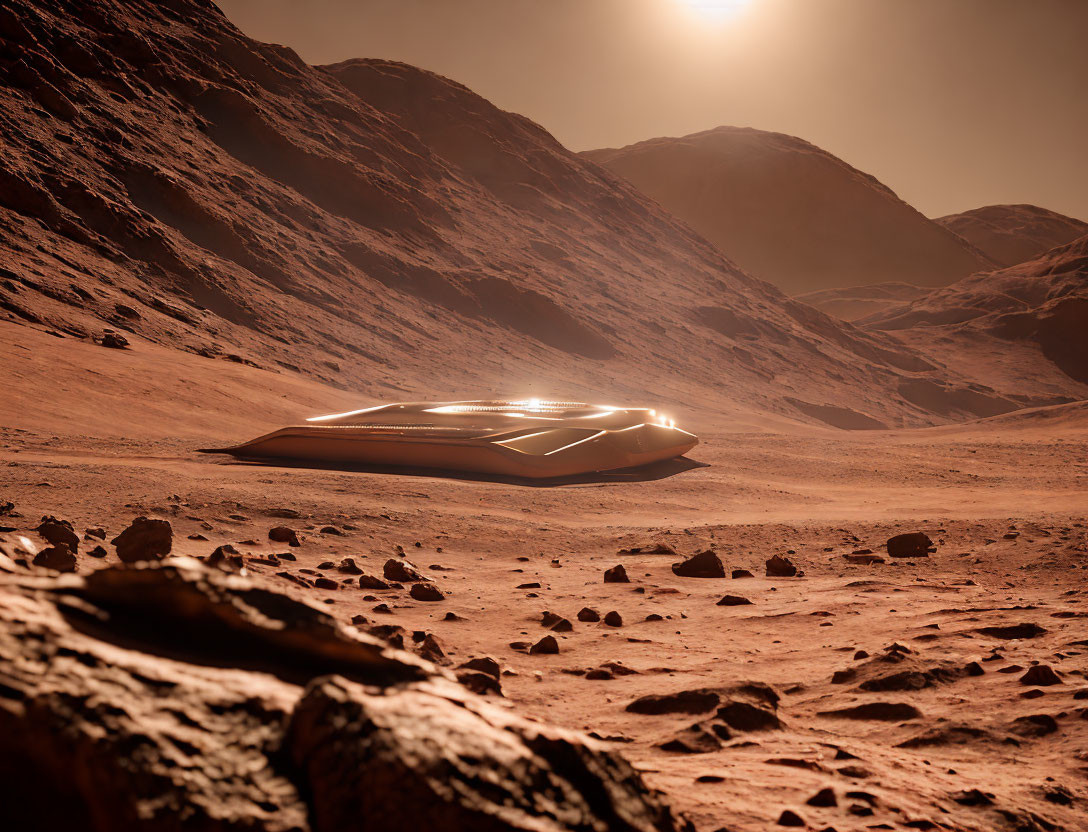 Martian landscape 