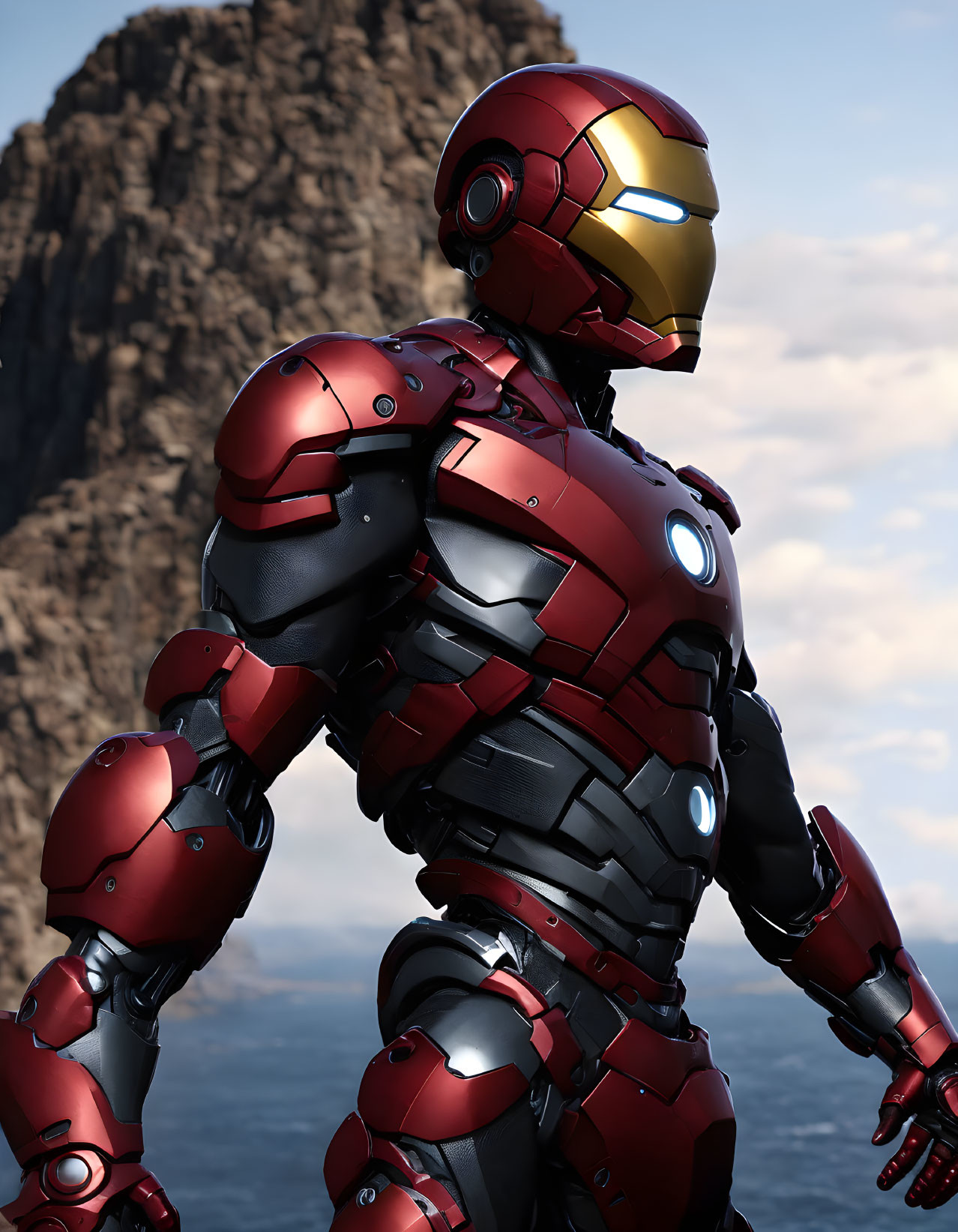 futuristic Iron Man Armor 