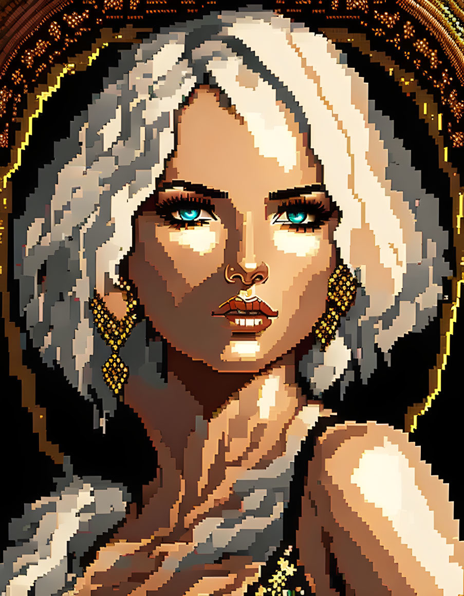 Pixel in blond