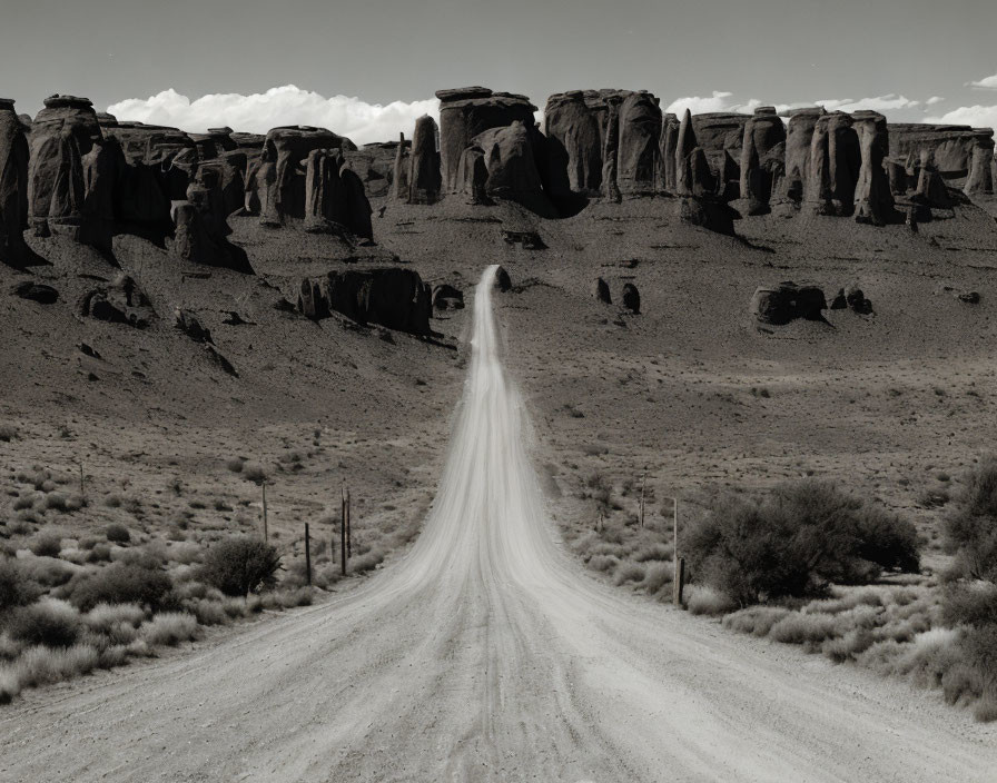 A Road in the Old West
